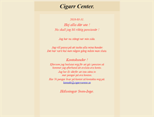 Tablet Screenshot of cigarrcenter.se